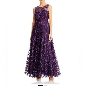 Eliza J Elegant Purple Evening Gown
